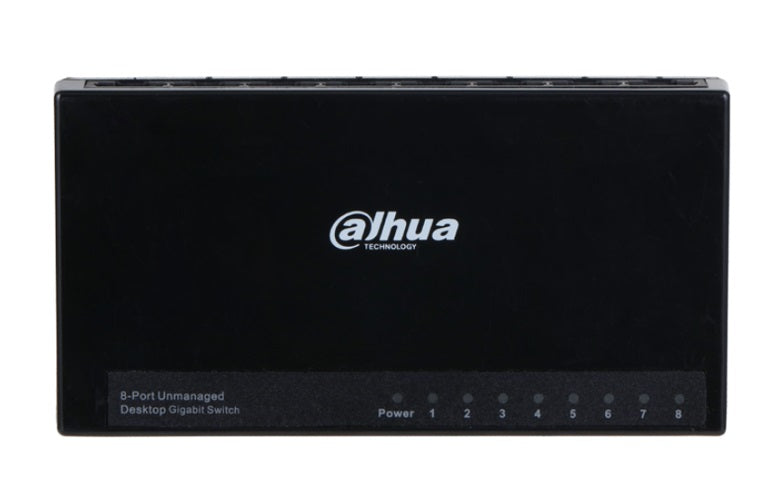 Switch para Escritorio 8 Puertos Dahua Technology DH-PFS3008-8GT-L - Negro Switch para Escritorio 8 Puertos Dahua Technology DH-PFS3008-8GT-L - Negro